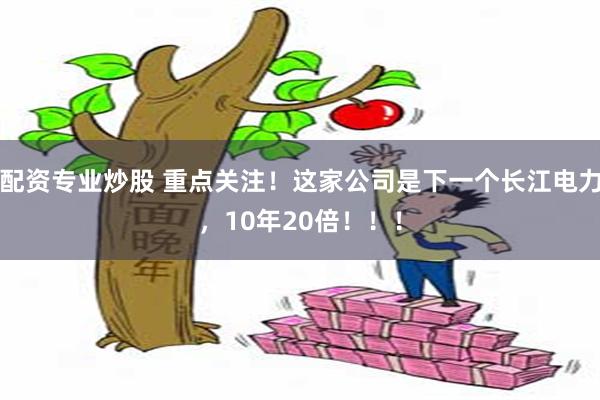 配资专业炒股 重点关注！这家公司是下一个长江电力，10年20倍！！！