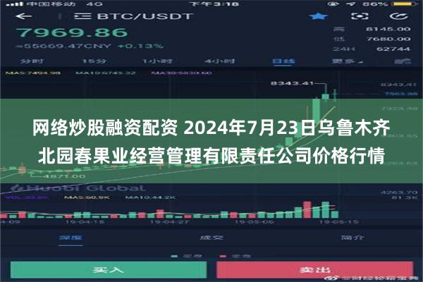 网络炒股融资配资 2024年7月23日乌鲁木齐北园春果业经营管理有限责任公司价格行情