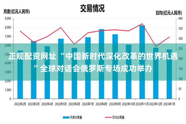 正规配资网址 “中国新时代深化改革的世界机遇”全球对话会俄罗斯专场成功举办